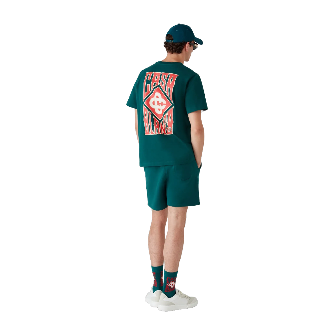 GOTHIC LOGO SWEATSHORTS GREEN