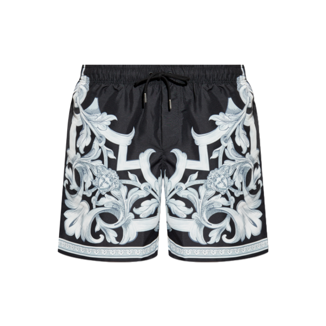 BAROCCO SWIM SHORTS BLACK/GRAY