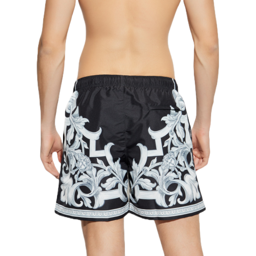 BAROCCO SWIM SHORTS BLACK/GRAY
