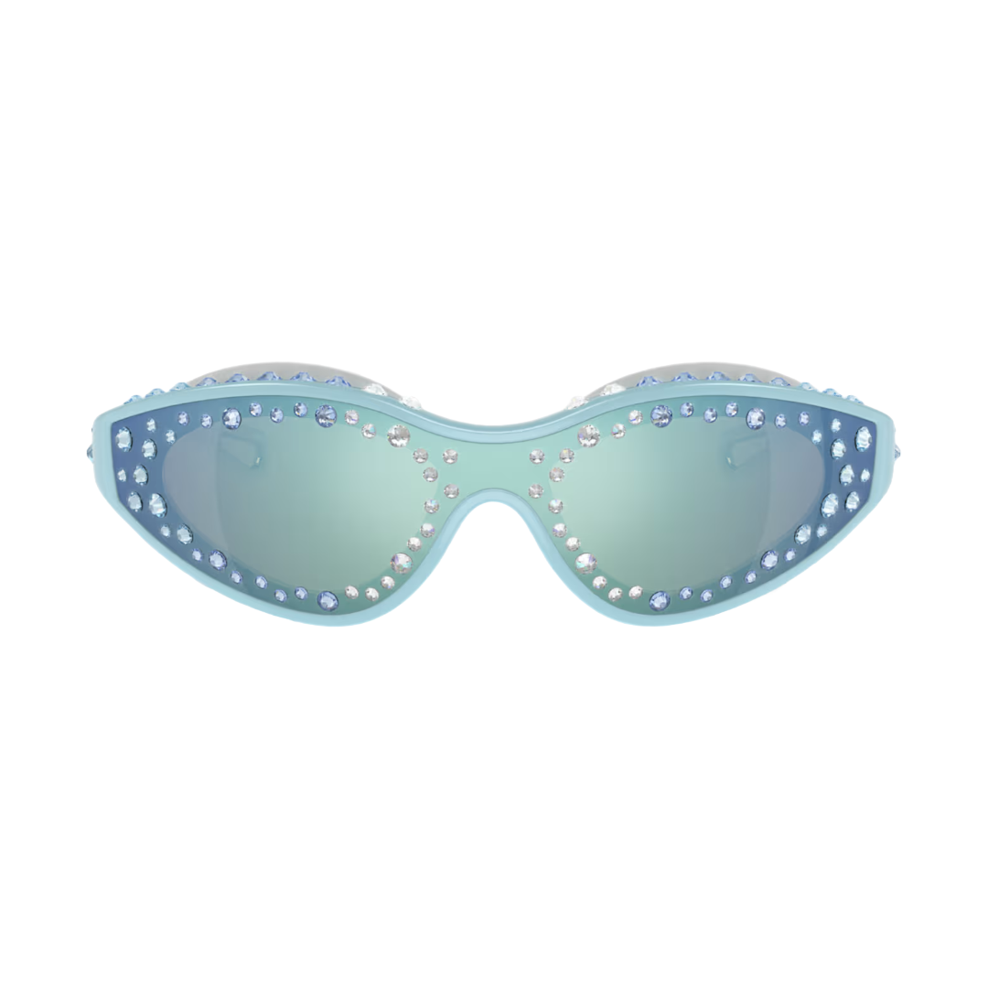 SWAROVSKI SUNGLASSES SWIMMING SHAPE BLUE