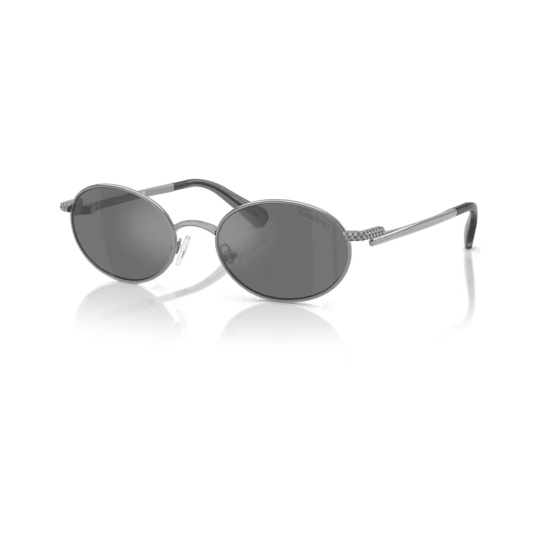 SWAROVSKI SUNGLASSES OVAL SHAPE SILVER
