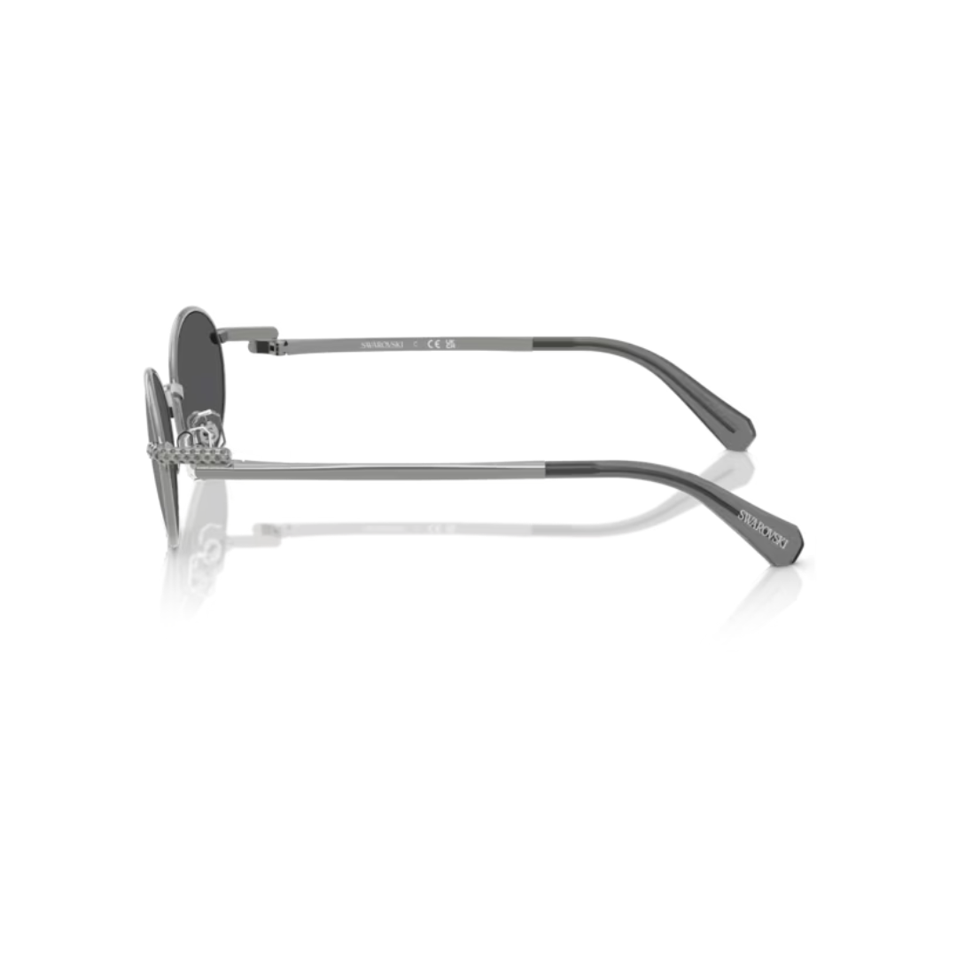 SWAROVSKI SUNGLASSES OVAL SHAPE SILVER