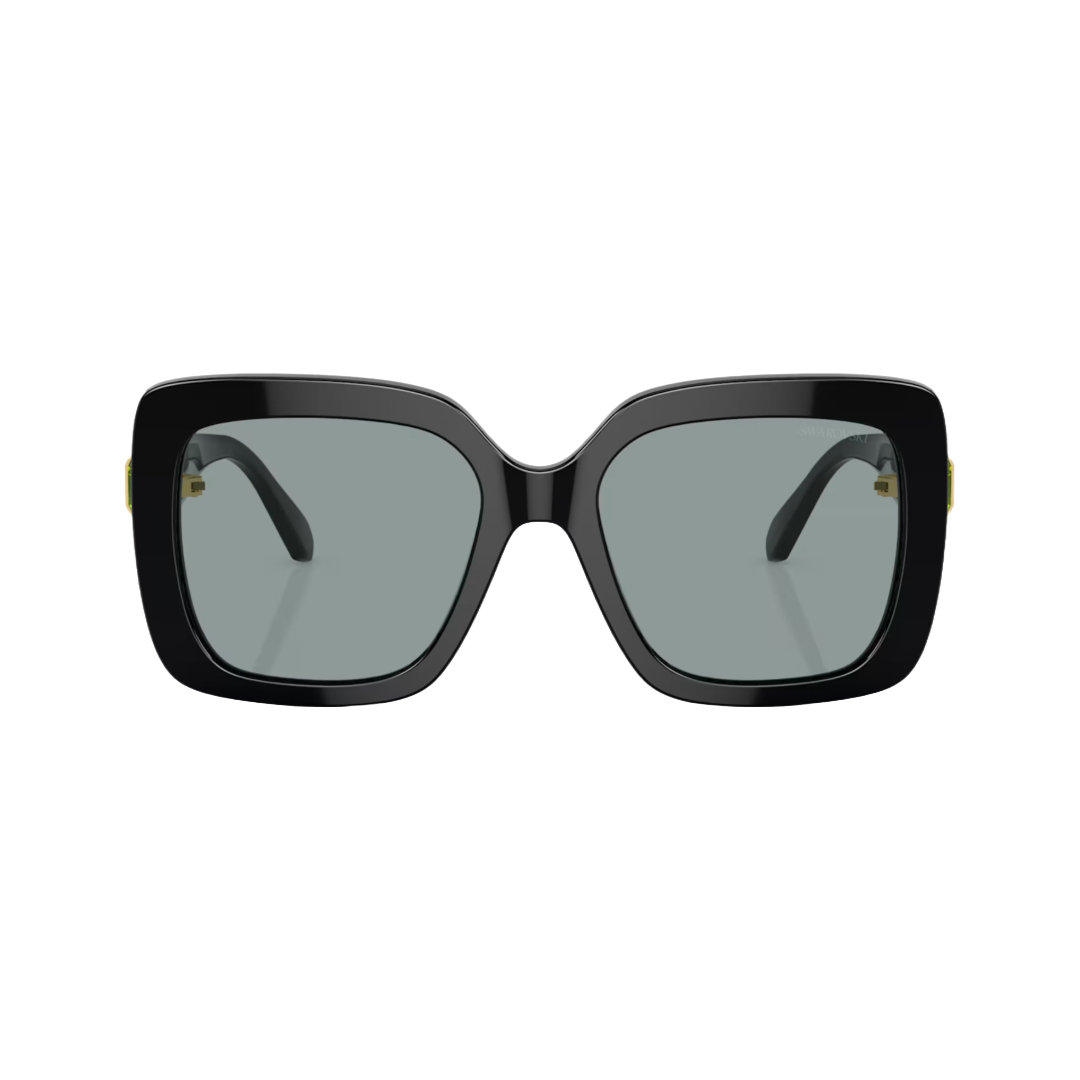 SWAROVSKI SUNGLASSES OVERSIZED SQUARE SHAPE BLACK