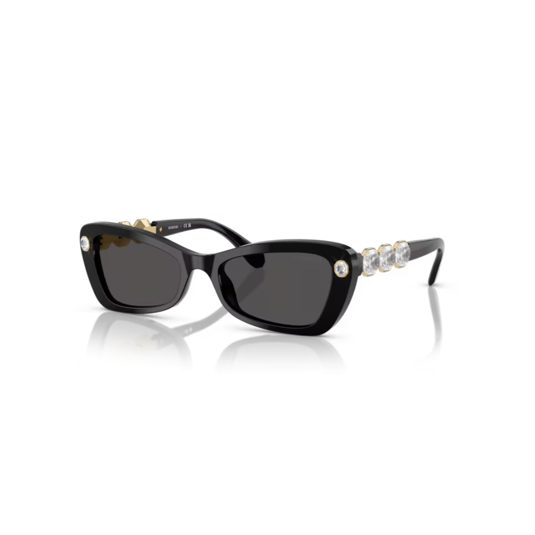 SWAROVSKI SUNGLASSES BUTTERFLY SHAPE BLACK