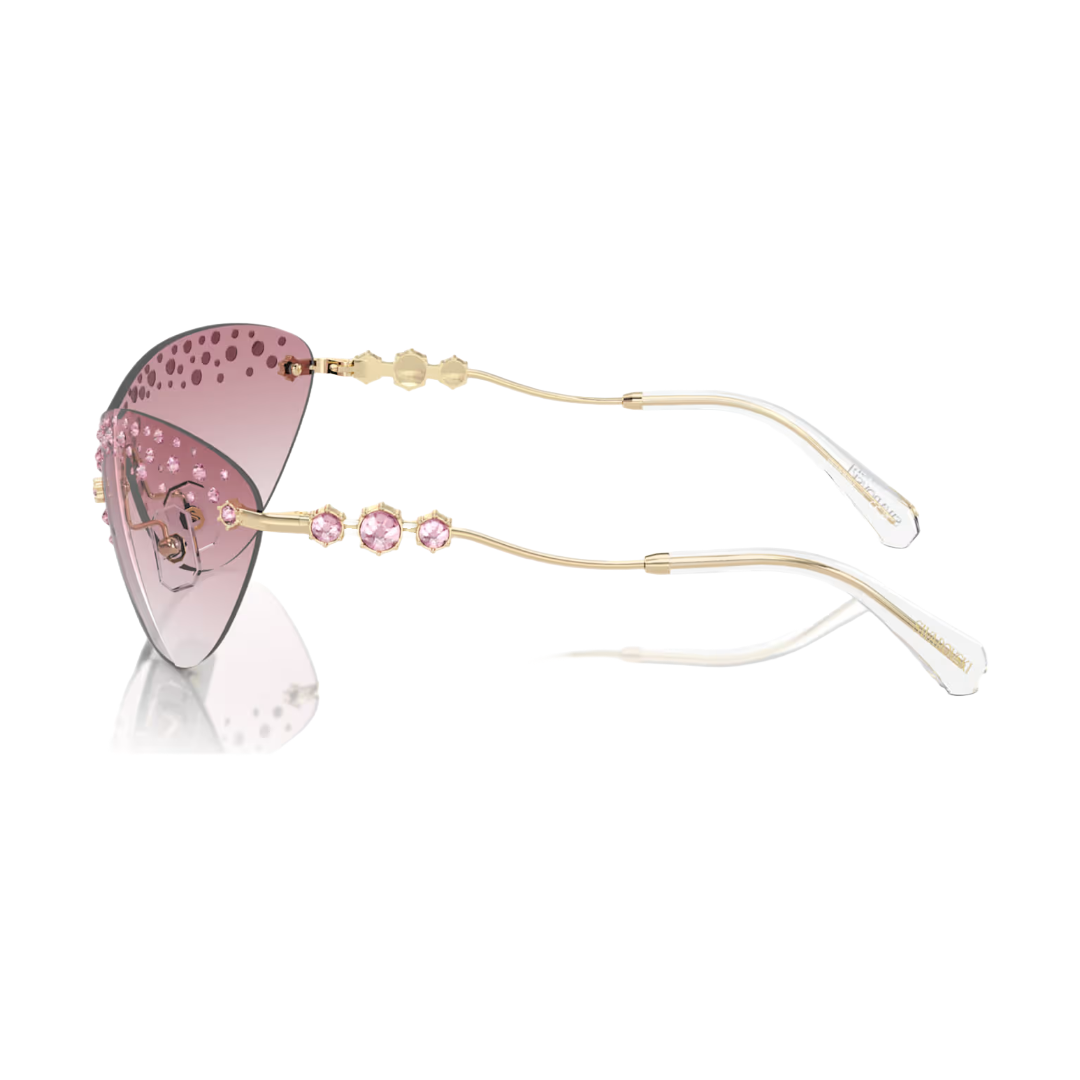 SWAROVSKI SUNGLASSES MASK PINK