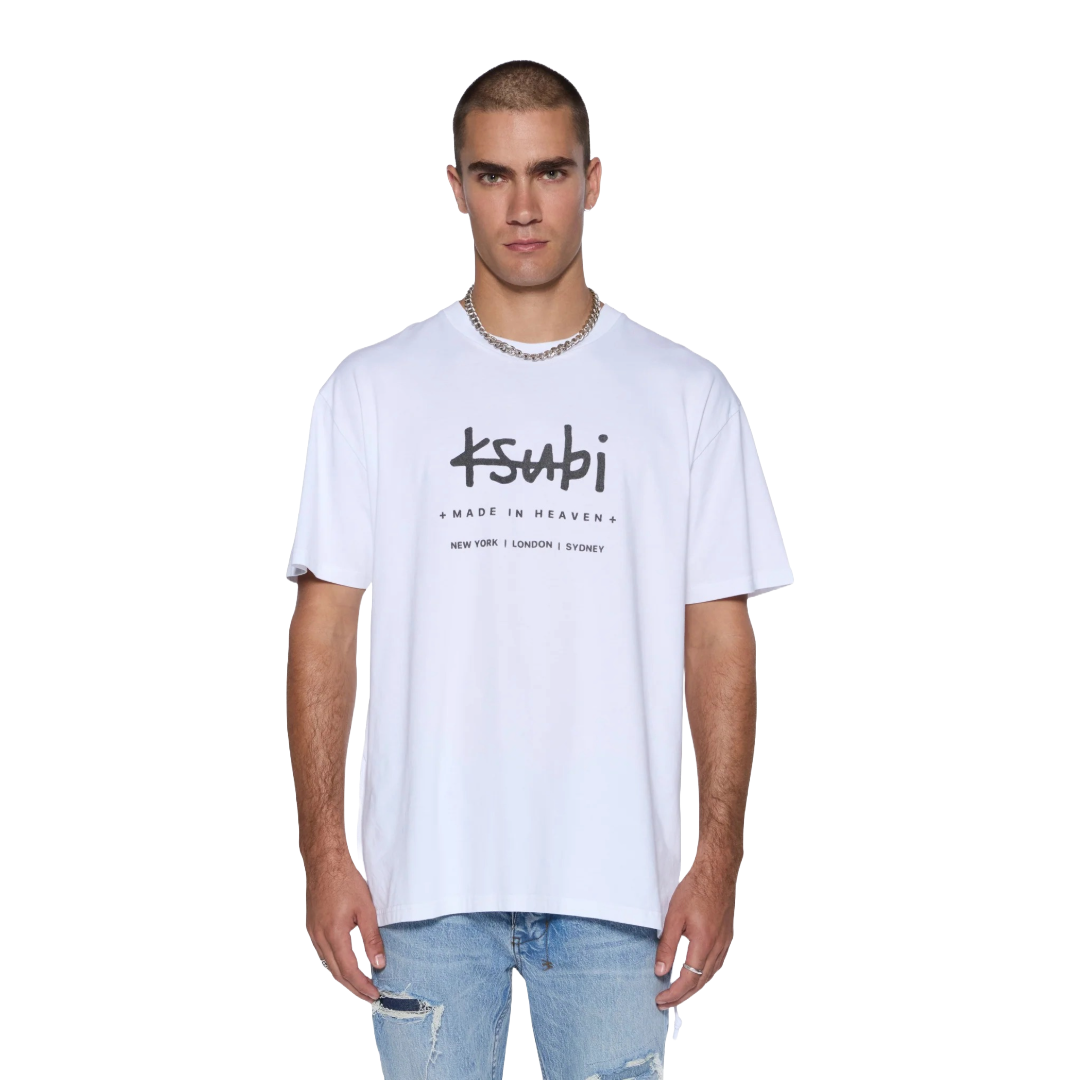 PLATED BIGGIE SS TEE TRU WHITE