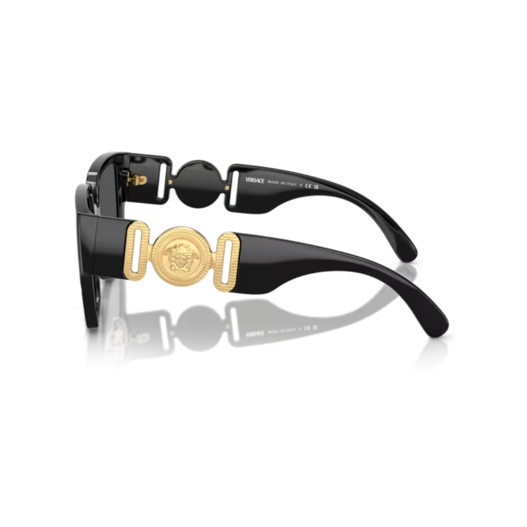 VERSACE VE4483 SUNGLASSES BLACK/GOLD