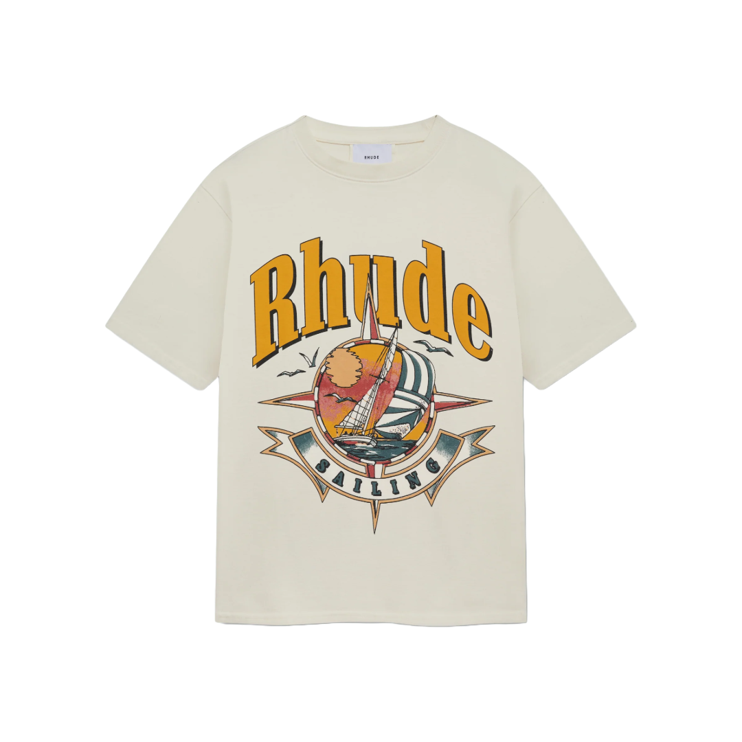 PORT DE RHUDE TEE WHITE