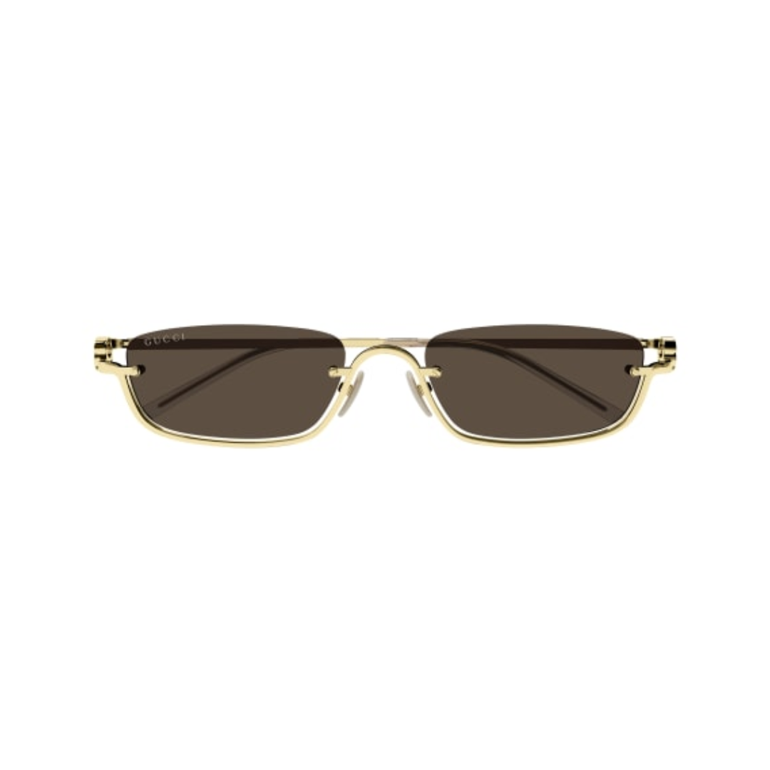 GUCCI GG1278S SUNGLASSES BROWN/GOLD