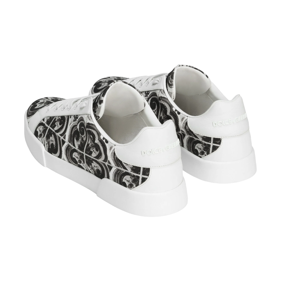 MAJOLICA PRINT PORTOFINO LIGHT STROBEL SNEAKER BLACK/WHITE