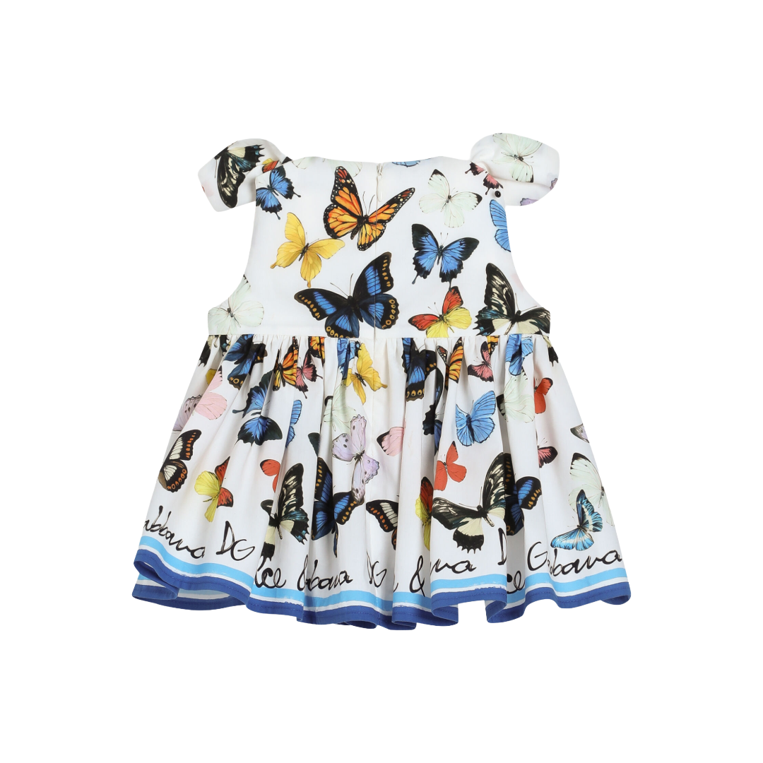 POPLIN TOP WITH BUTTERFLY PRINT