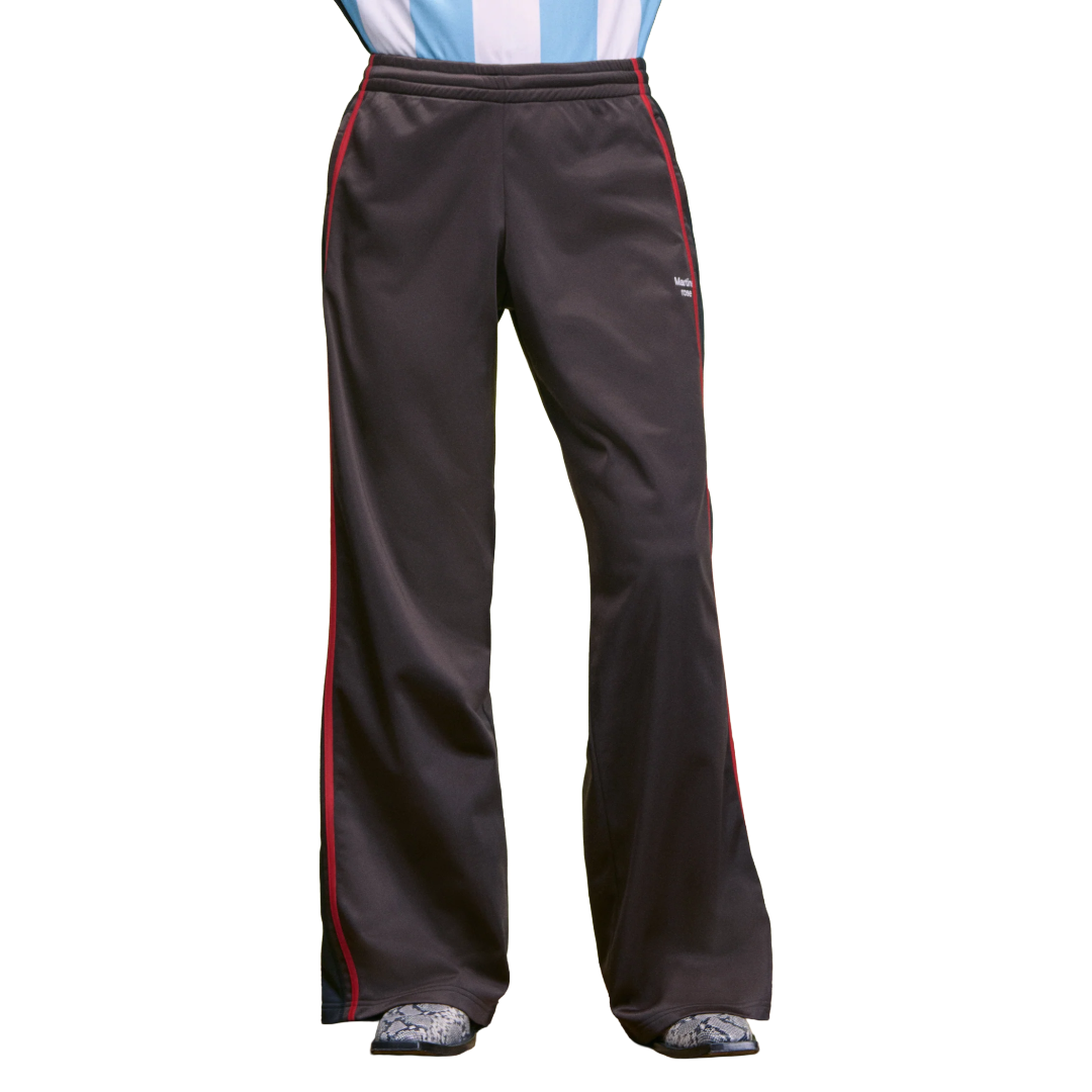 WIDE LEG TRACKPANT IN BROWN