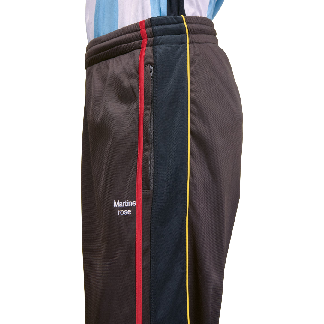 WIDE LEG TRACKPANT IN BROWN