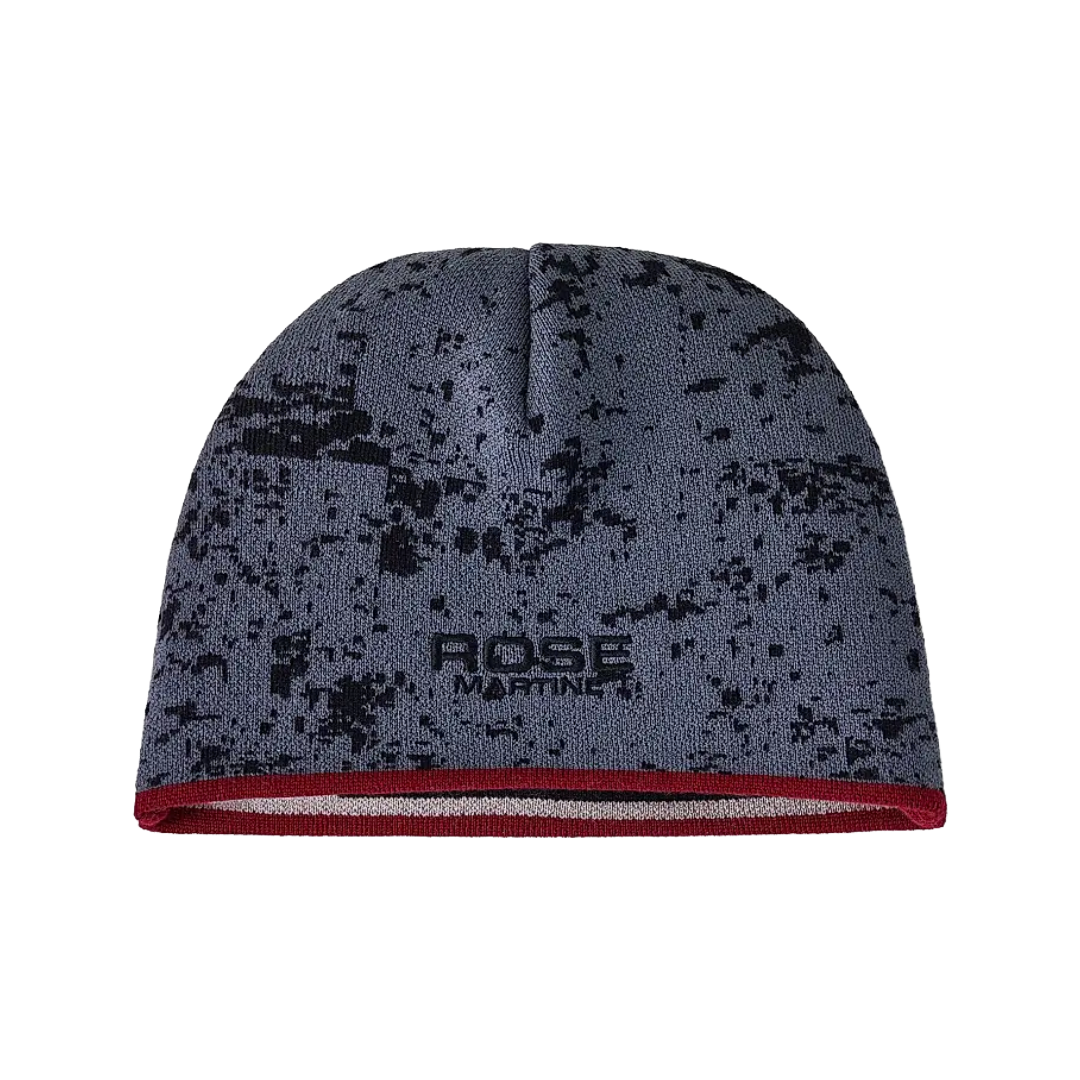REVERSIBLE BEANIE GRAY/RED