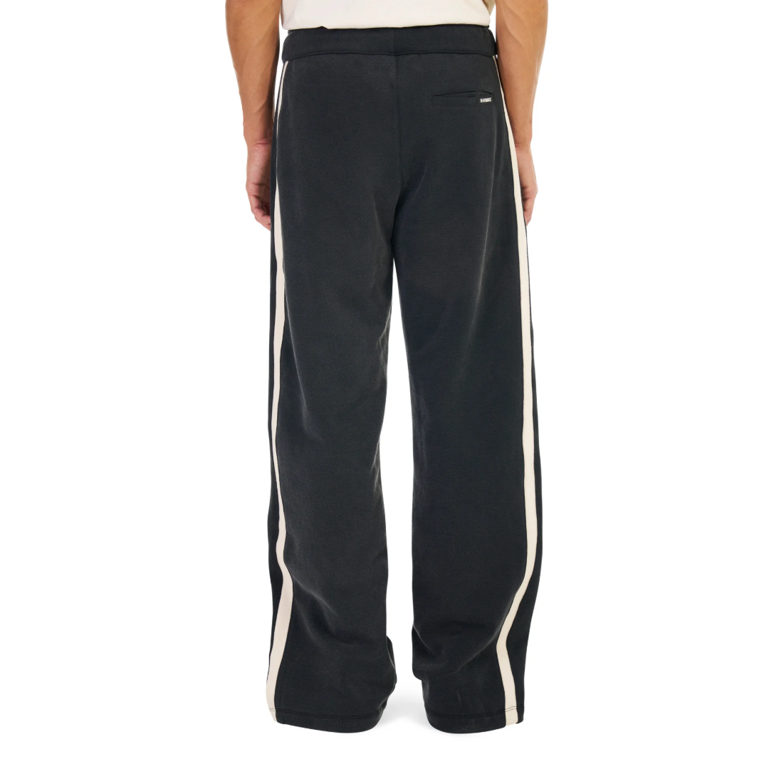 P.E. HEAVY COTTON TRACK PANTS IN BLACK