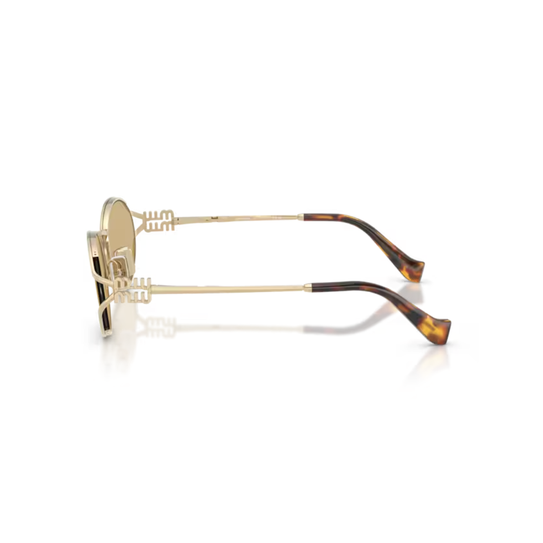 MIU MIU MU 52YS SUNGLASSES GOLD
