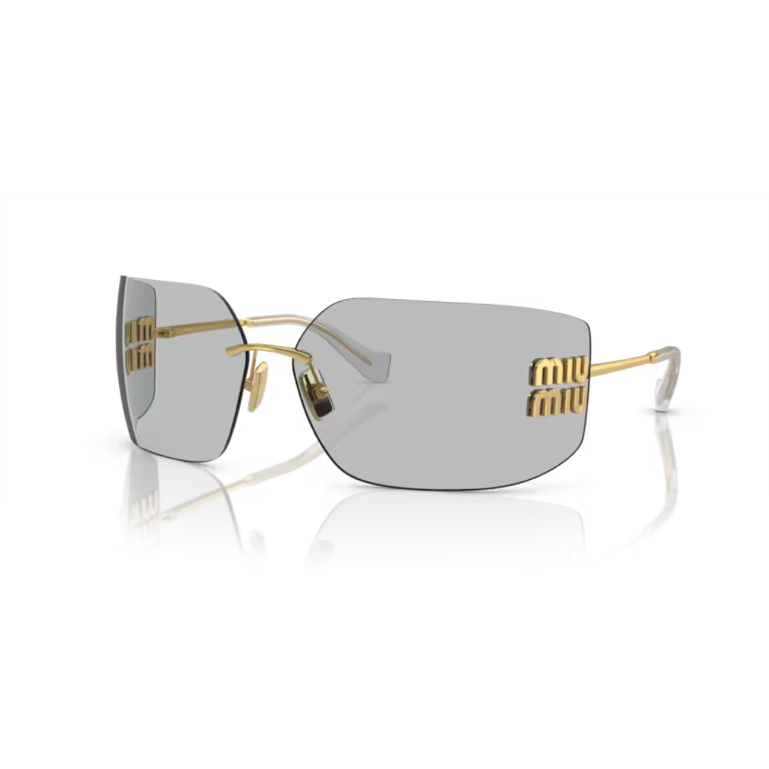 MIU MIU MU54YS SUNGLASSES GREY/GOLD