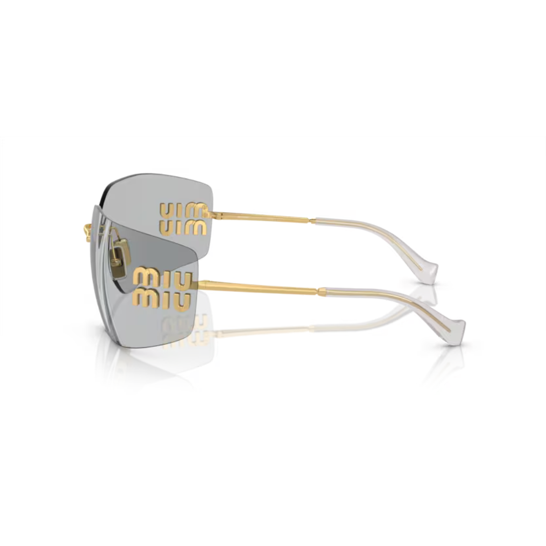 MIU MIU MU54YS SUNGLASSES GREY/GOLD