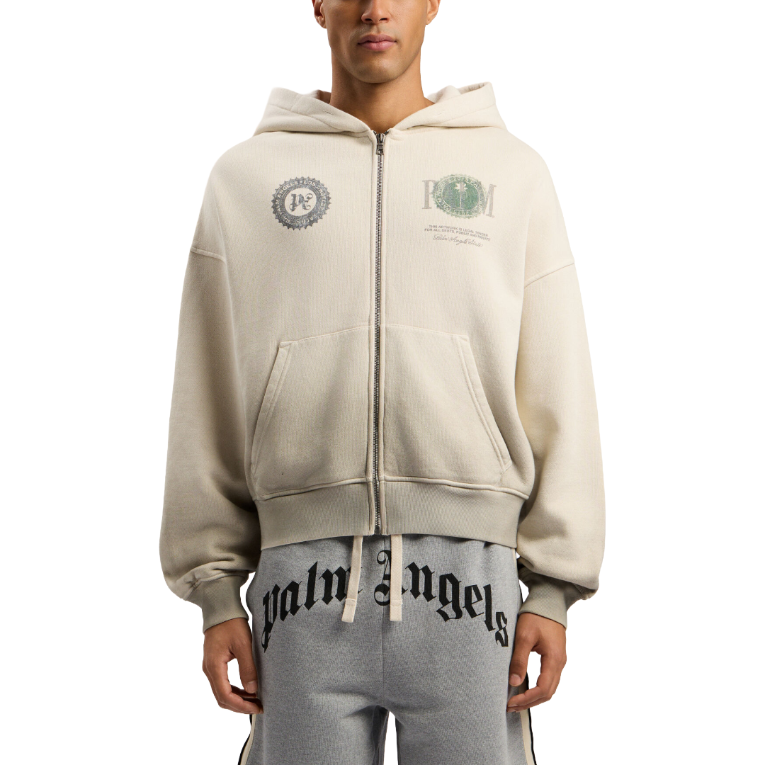 DOLLAR ZIPPED LOOSE HOODIE