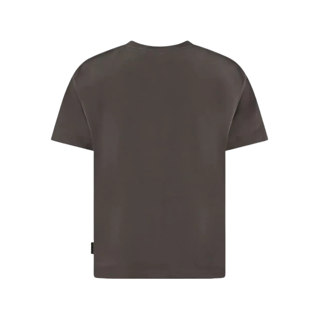 SNAKE BOX LOGO T-SHIRT GRAY