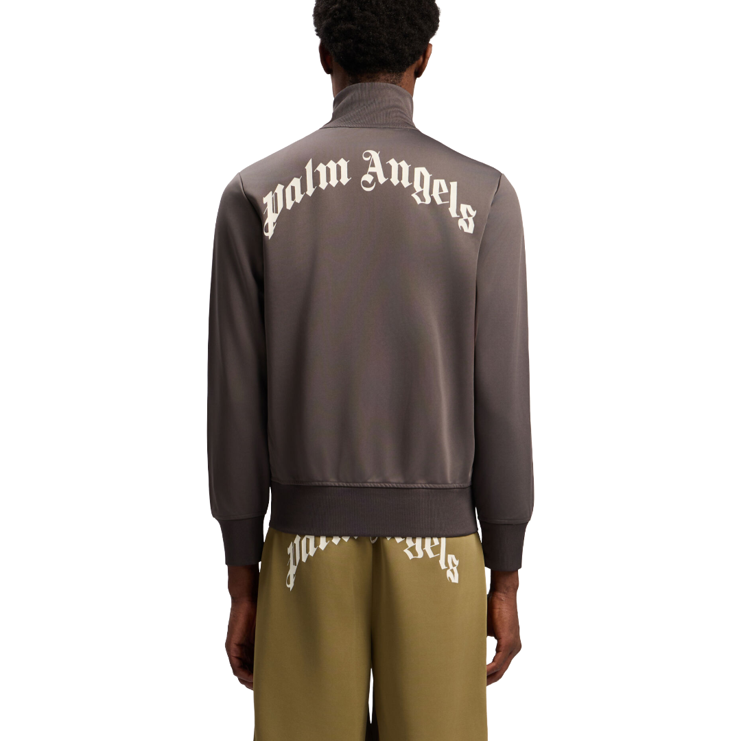 BACK CURVED LOGO TRACK JACKET