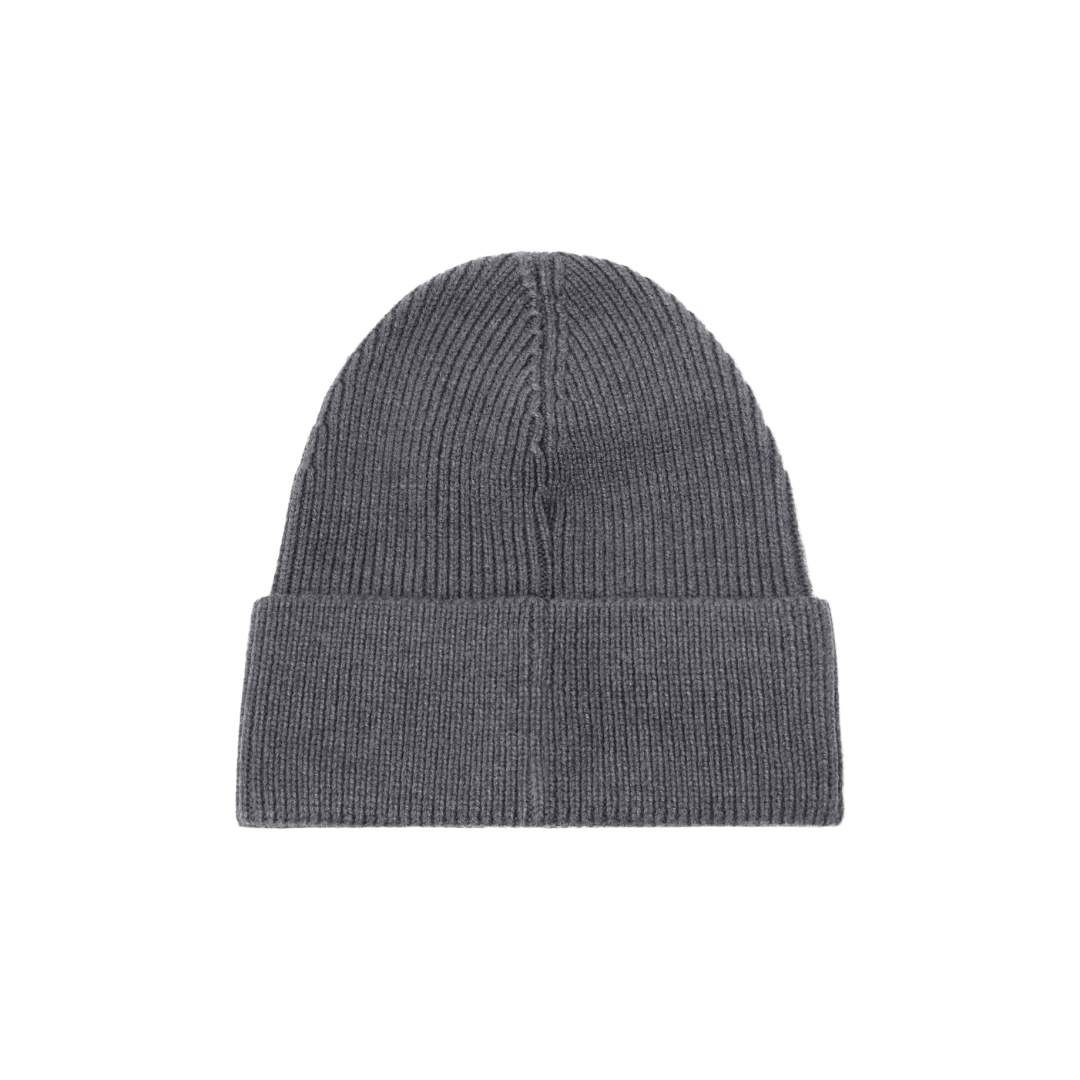 CURVED LOGO BEANIE ANTHRACITE