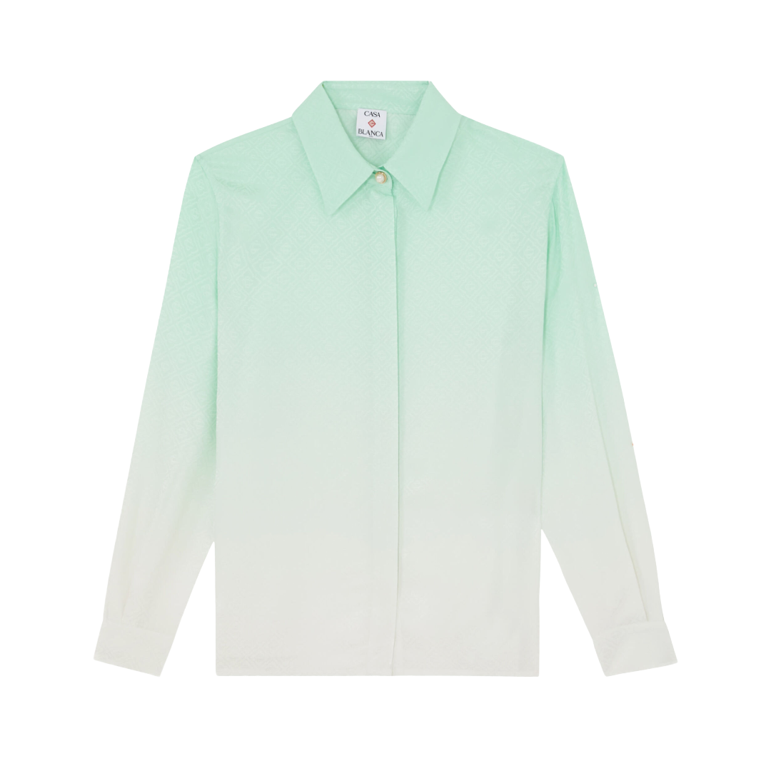 GRADIENT MONOGRAM JACQUARD SHIRT