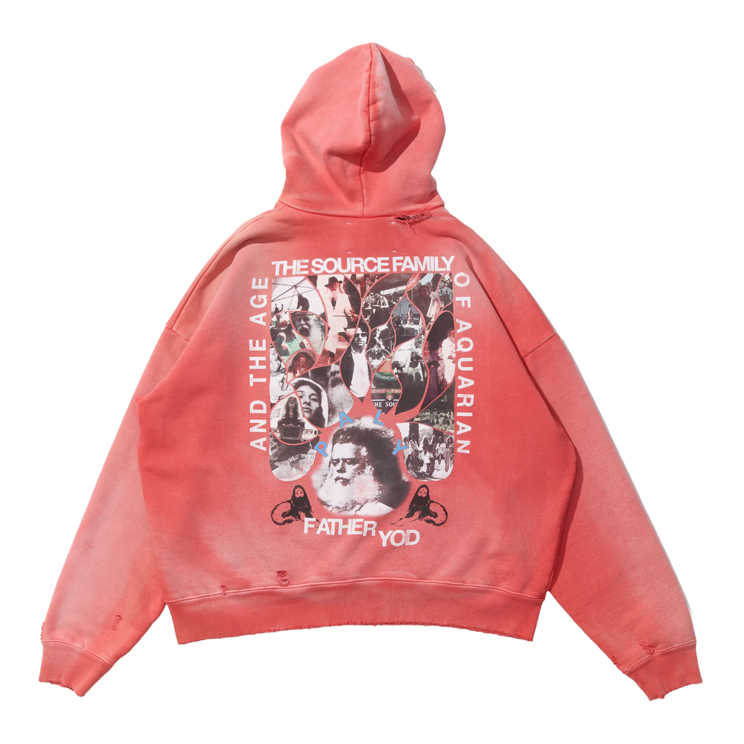 PALY SOURCE FAMILY HOODIE RED