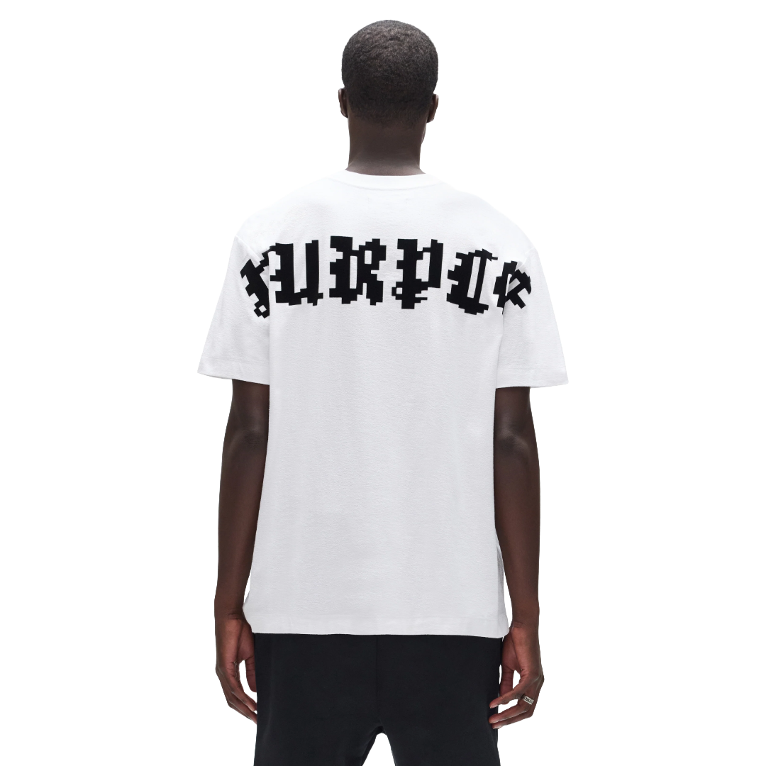 PIXELATED TEE WHITE
