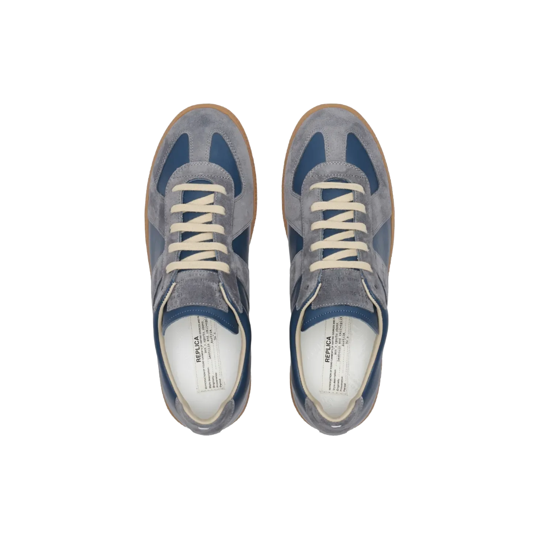 REPLICA SNEAKERS BLUE/TAN