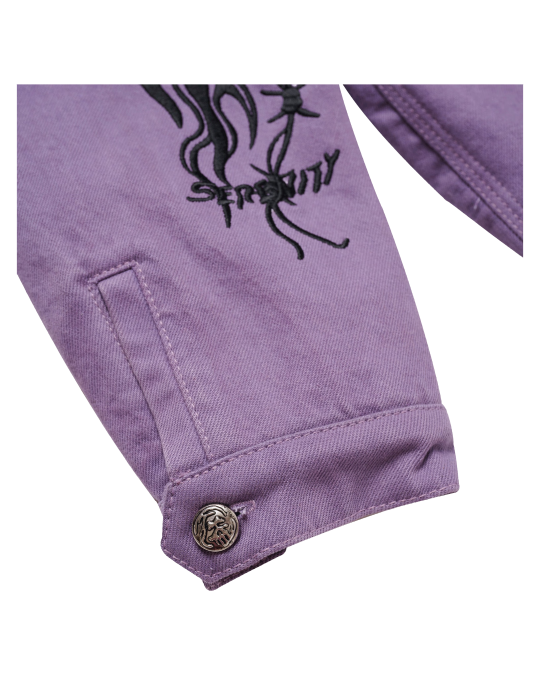 DUELING REAPER PURPLE WORK JACKET