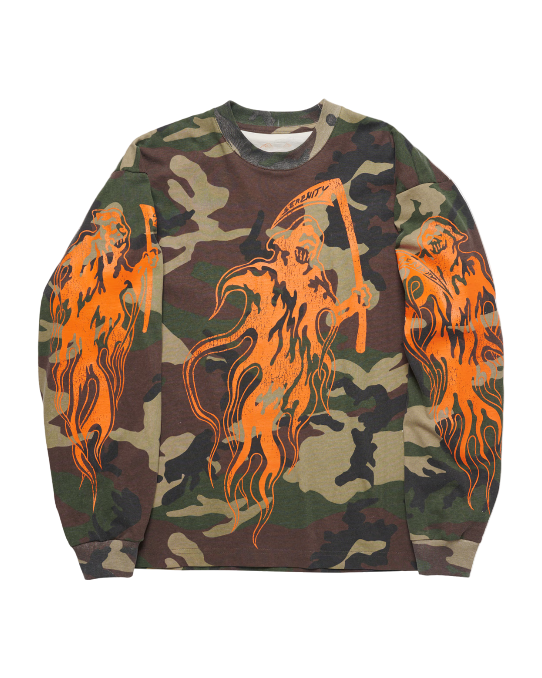 SERENITY REAPER STAPLE LONG SLEEVE T-SHIRT CAMO