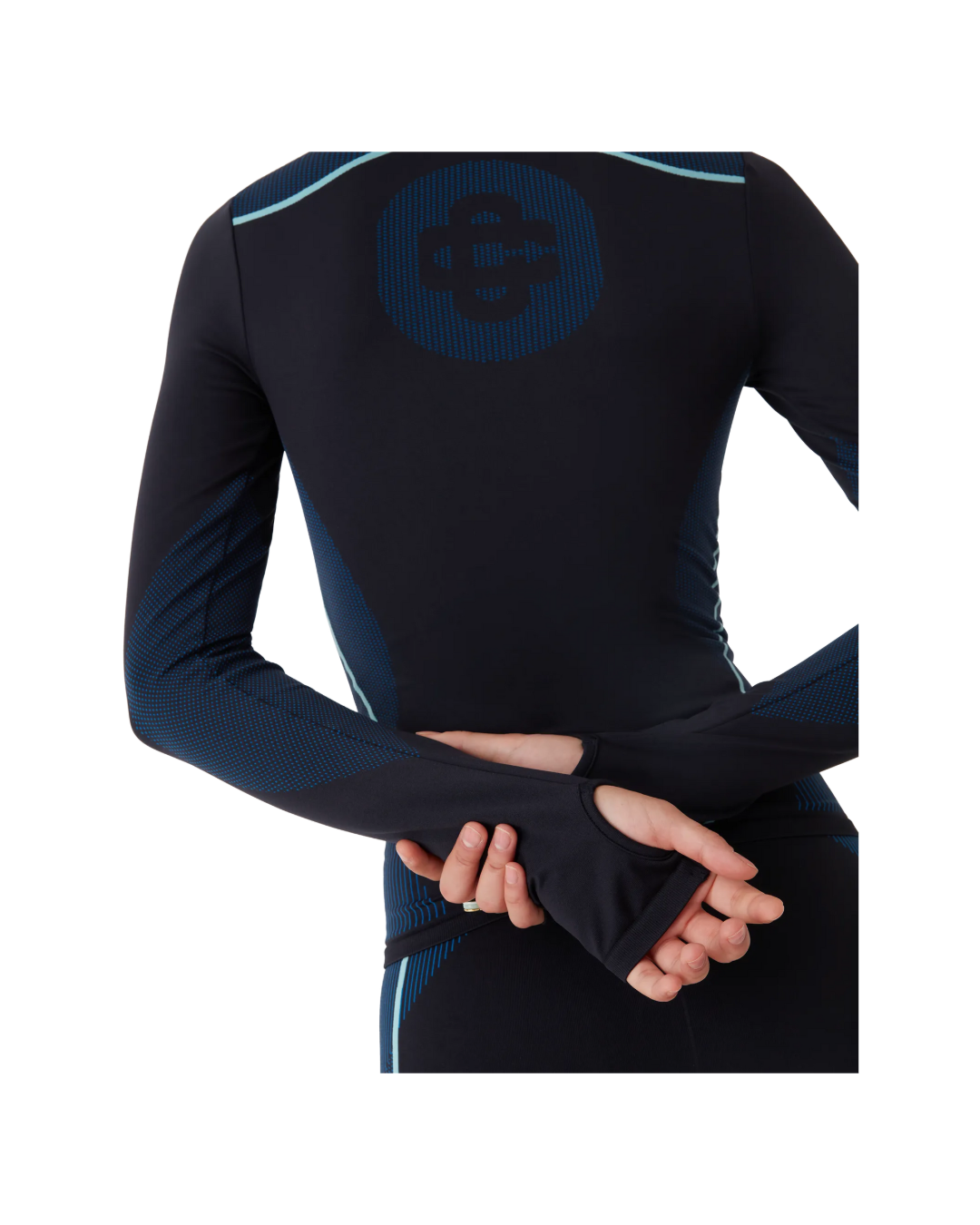 SEAMLESS HOODED LONG SLEEV TOP