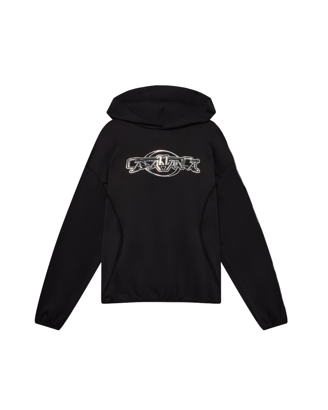 OVERSIZED PANELLED HOODIE SWEATSHIRT