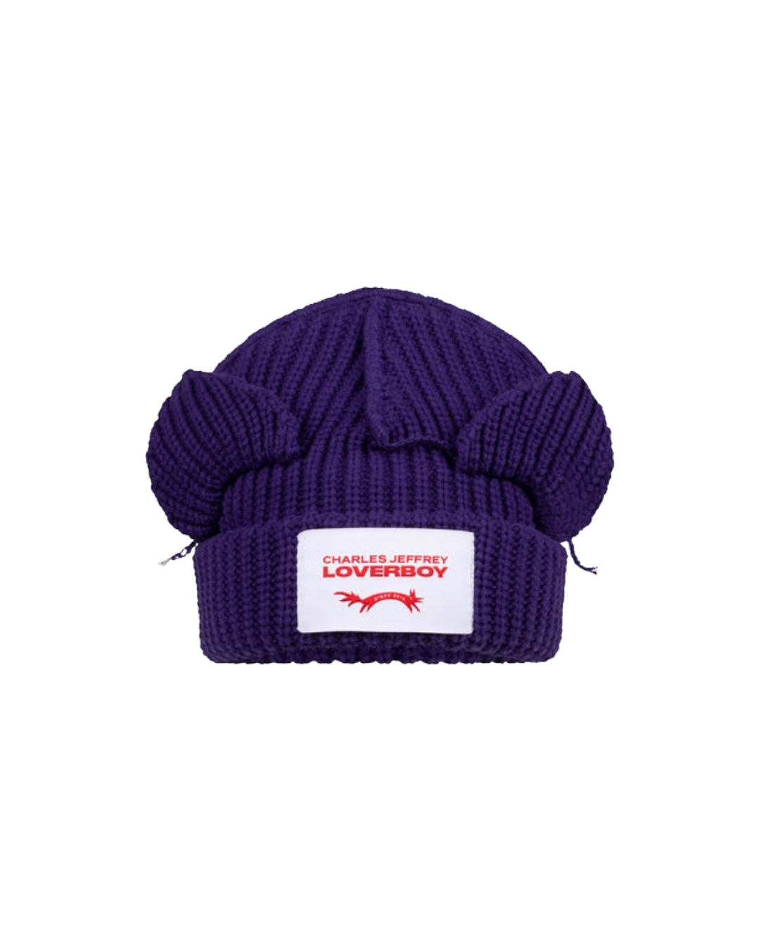 CHUNKY EARS BEANIE IN PURPLE