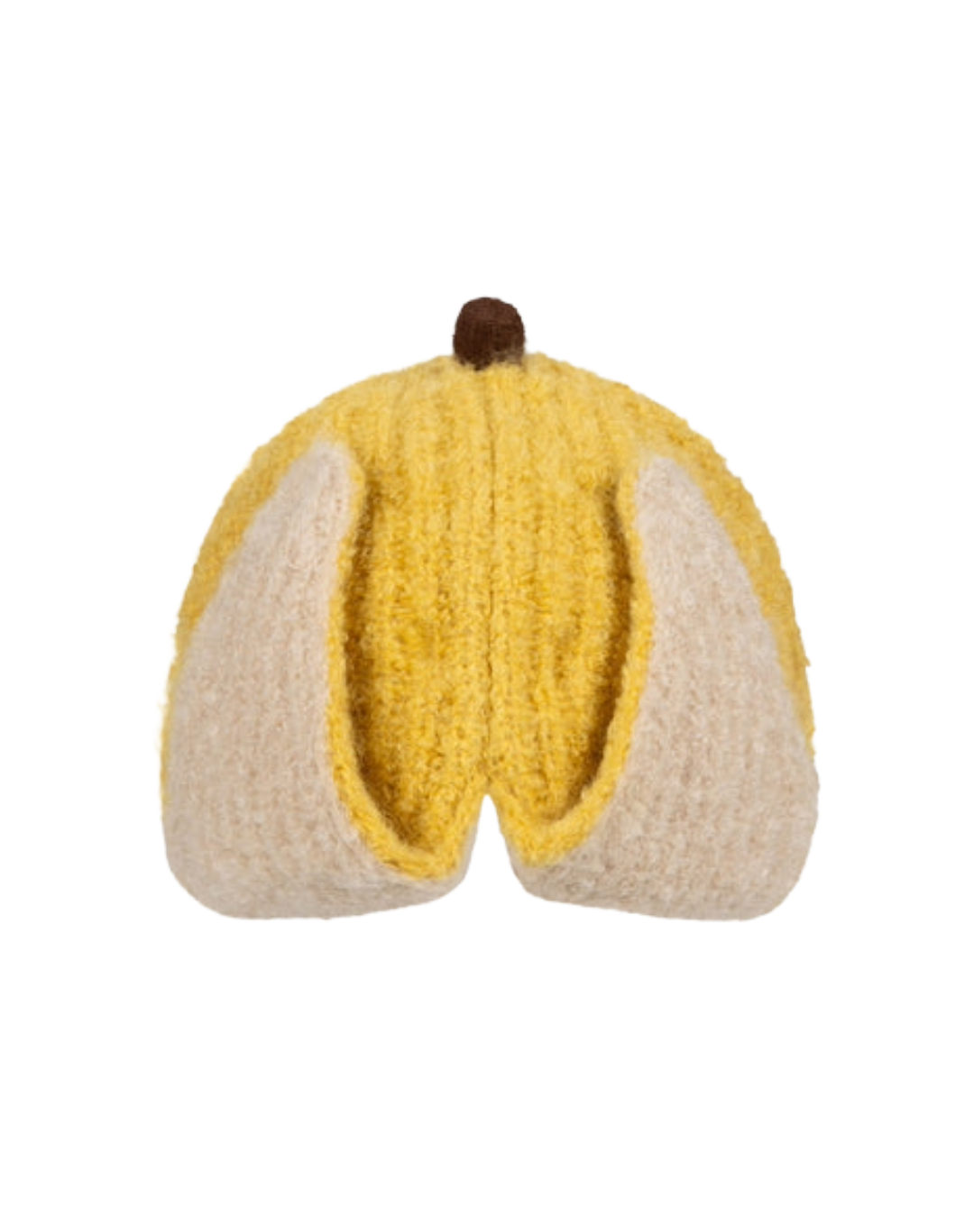 MOHAIR CHUNKY BANANA BEANIE
