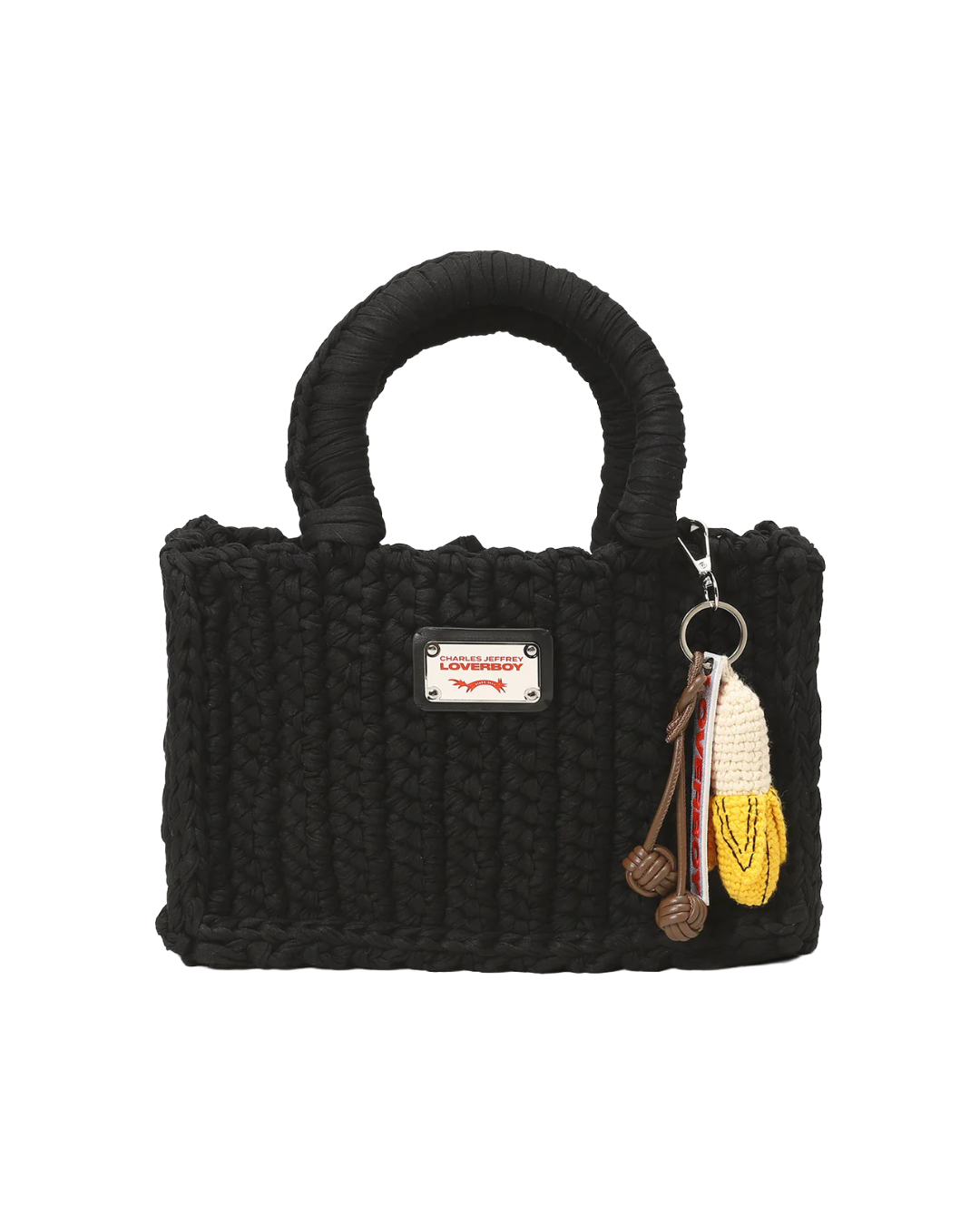 BUCKET BAG WITH BANANA CHARM