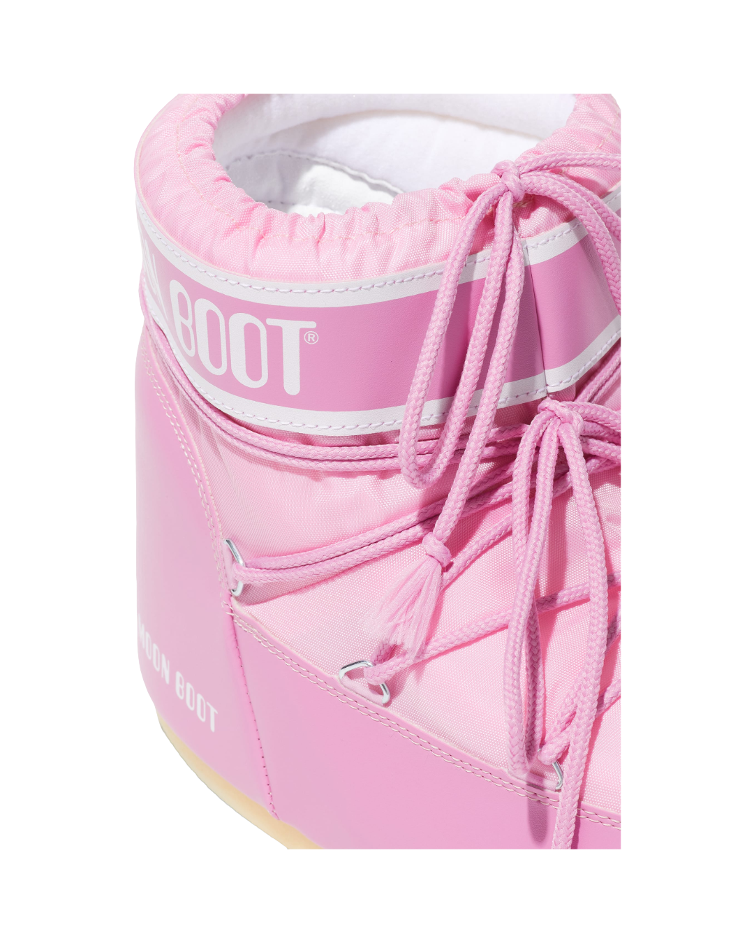 ICON LOW PINK NYLON BOOTS