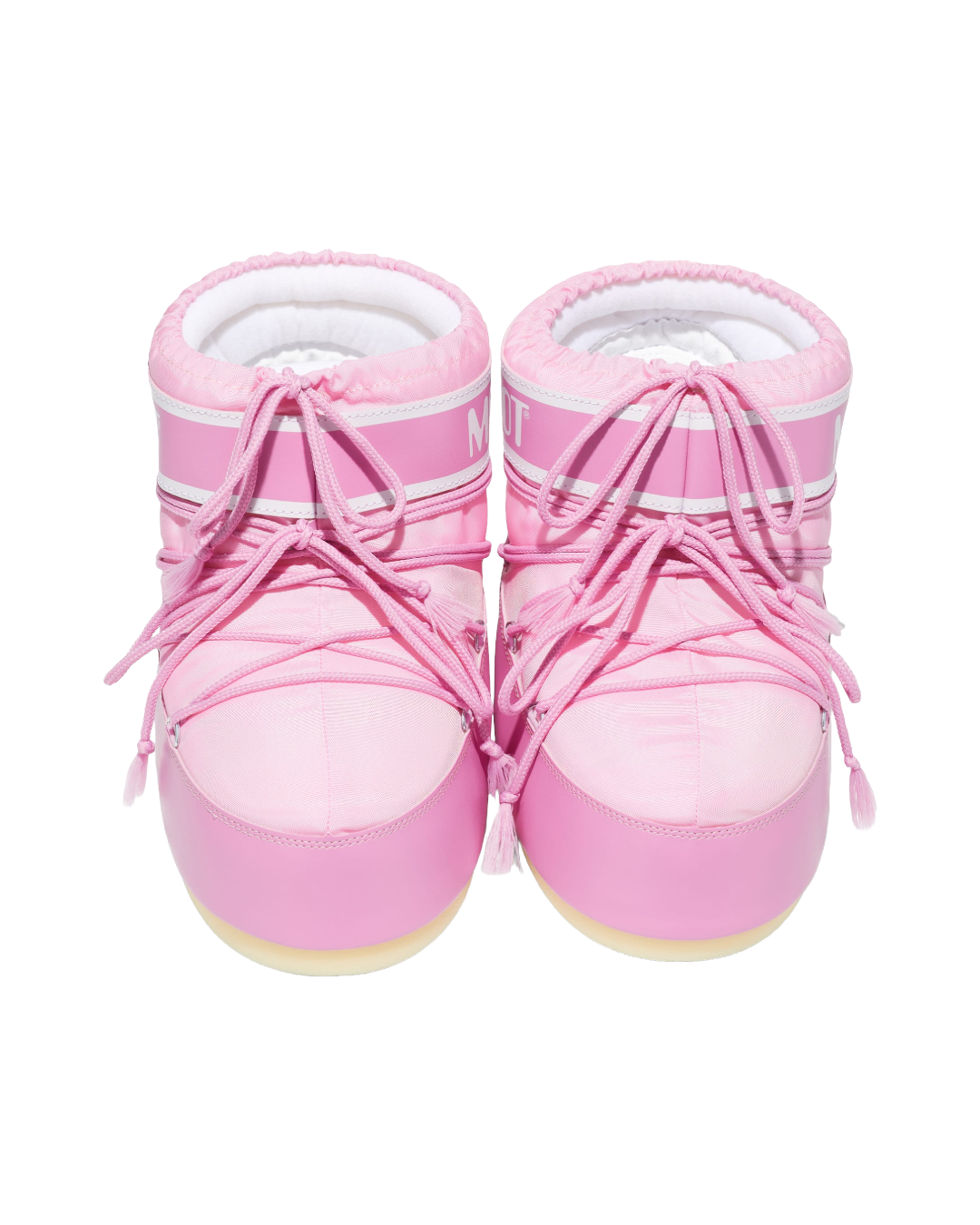 ICON LOW PINK NYLON BOOTS