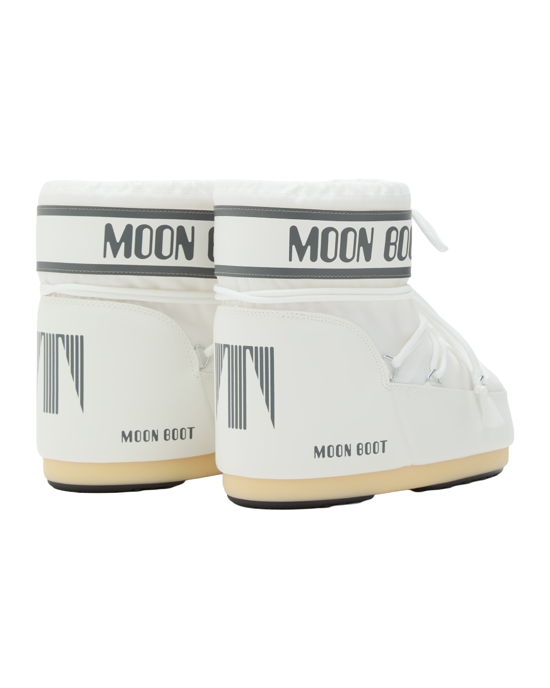 ICON LOW WHITE NYLON BOOTS
