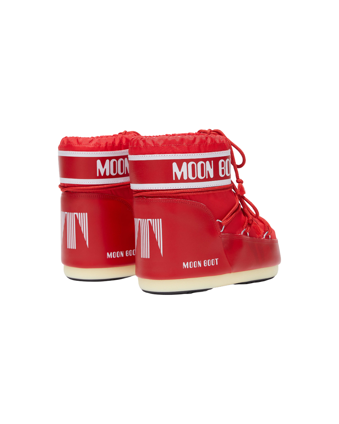ICON LOW RED NYLON BOOTS