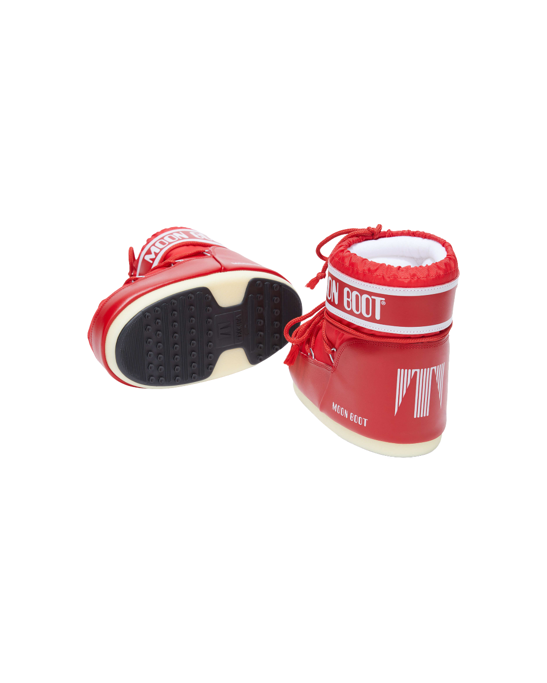 ICON LOW RED NYLON BOOTS