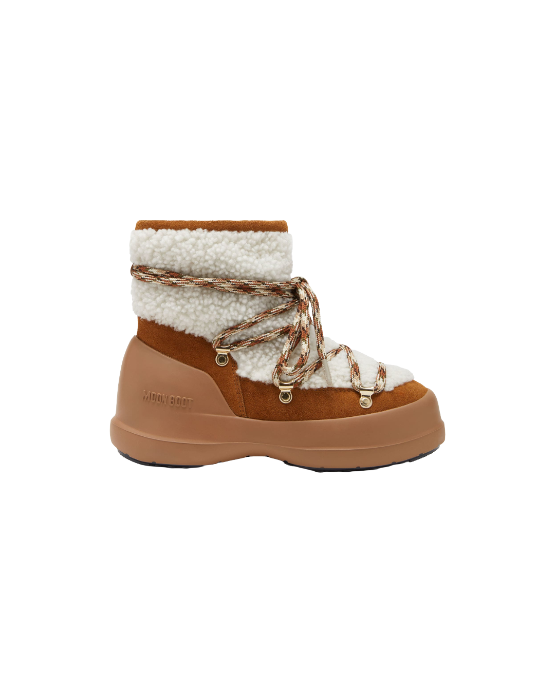 LUNA BROWN SHEARLING BOOTS