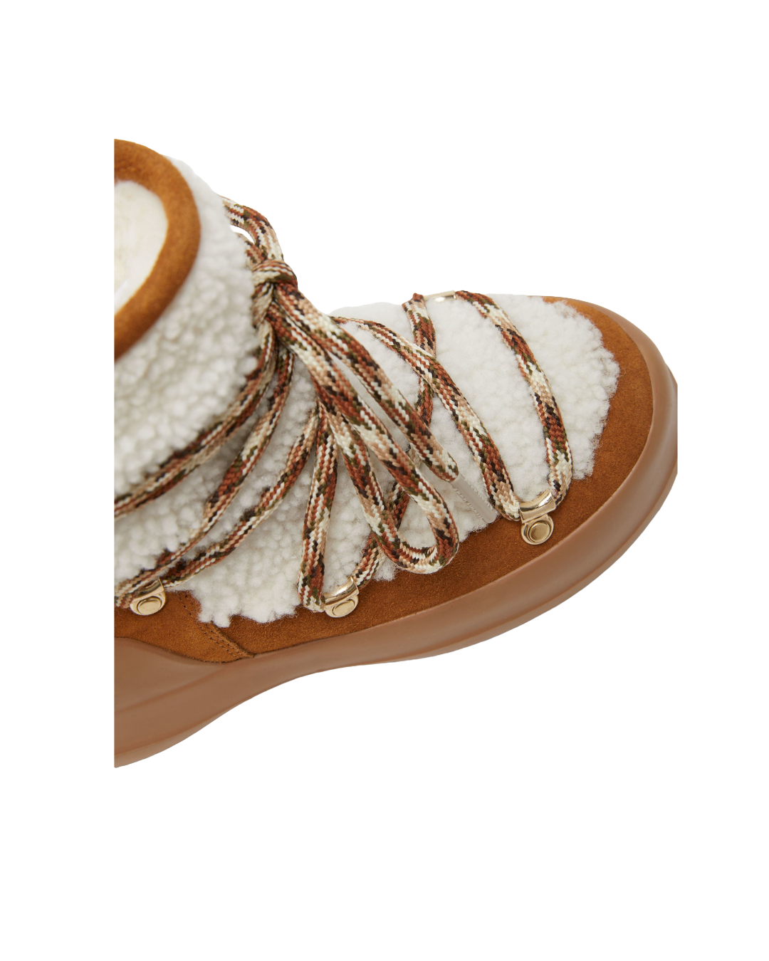 LUNA BROWN SHEARLING BOOTS