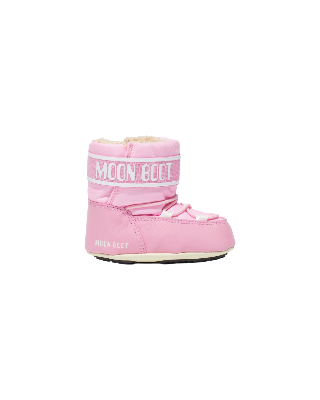 CRIB PINK NYLON BOOTS