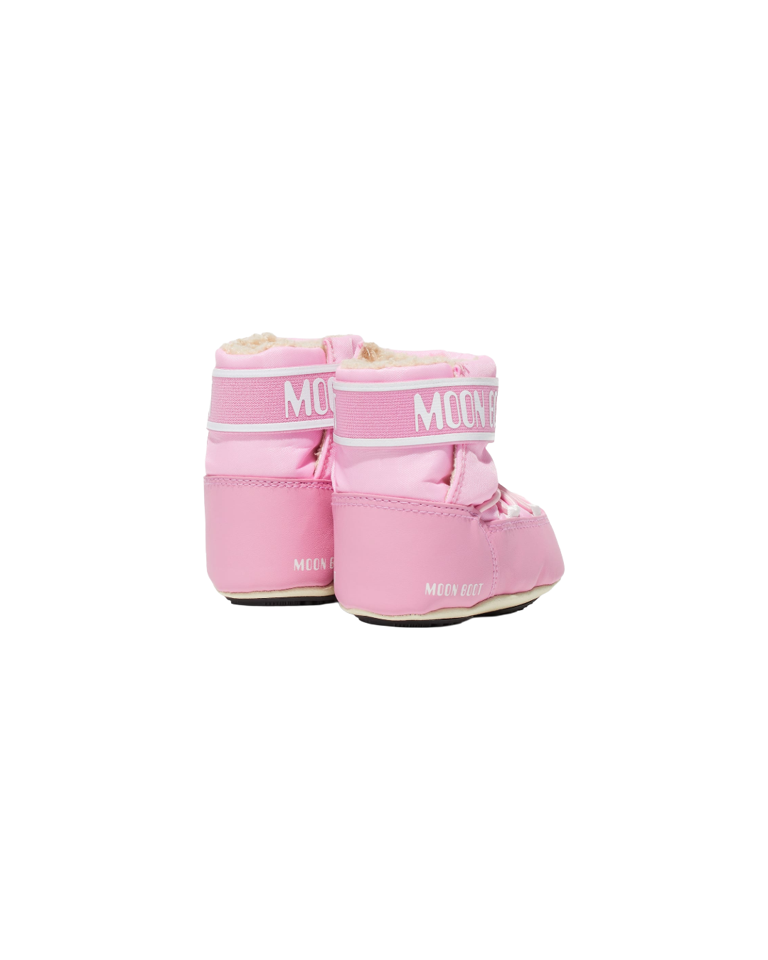 CRIB PINK NYLON BOOTS