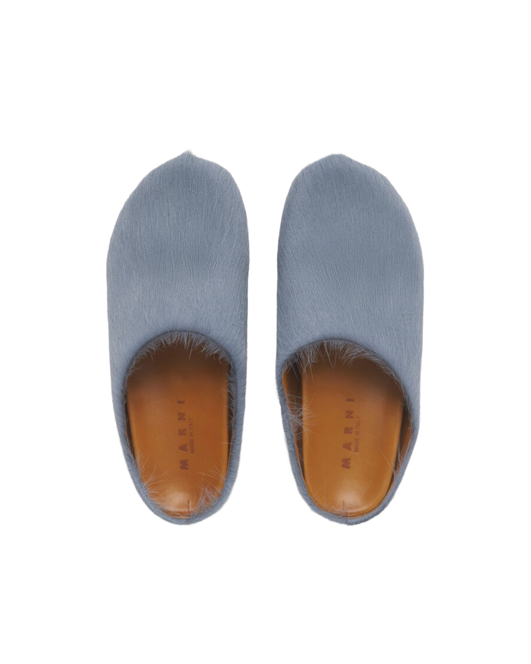 BLUE LOGO HAIR CALFSKIN FUSSBETT SABOT