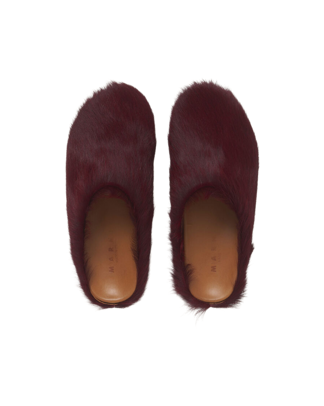 WILDCHERRY LOGO HAIR CALFSKIN FUSSBETT SABOT