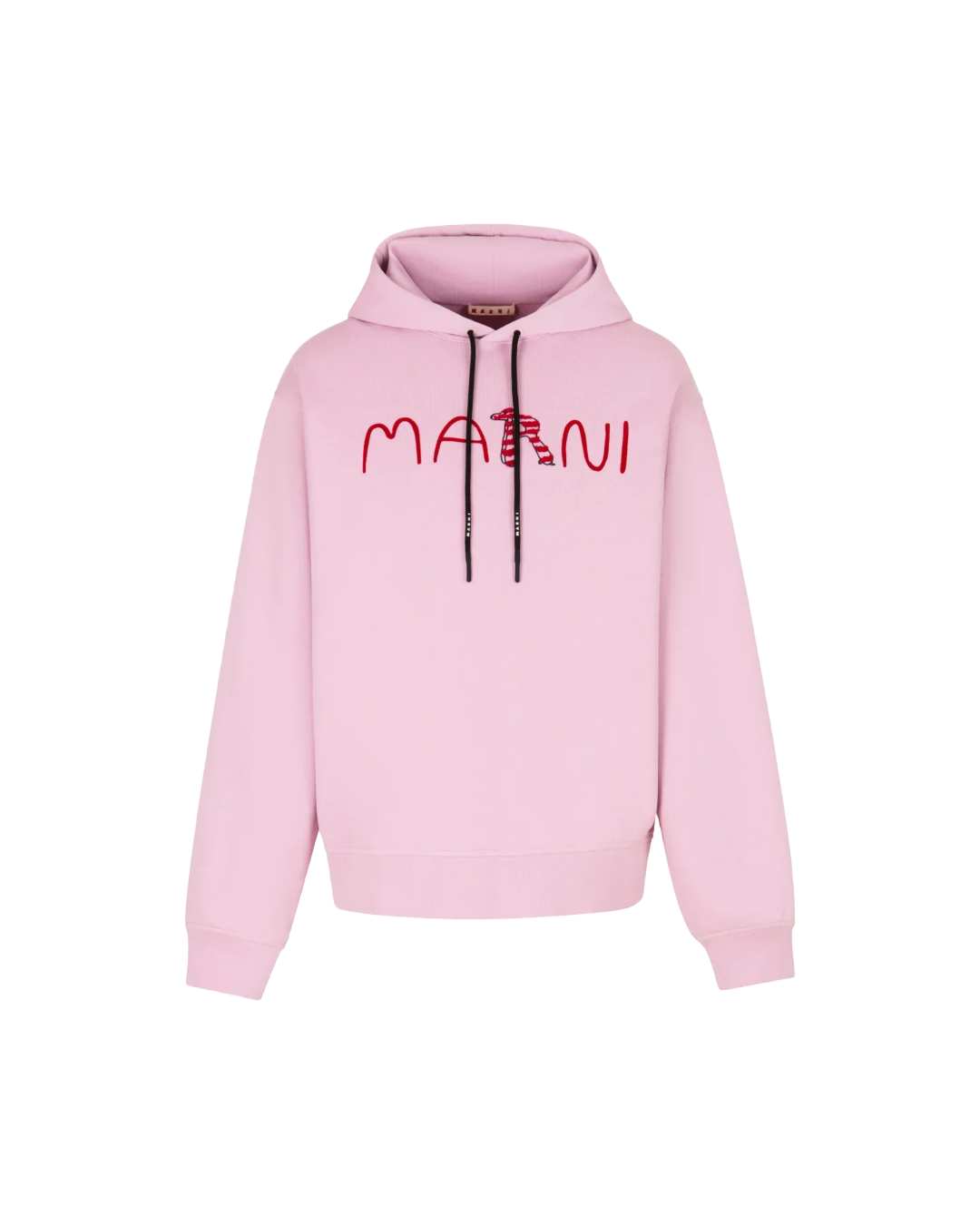 MARNI LOGO PRINTED HOODIE