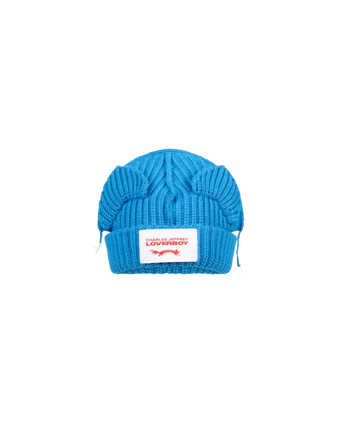 CHUNKY EARS BEANIE IN LIGHT BLUE
